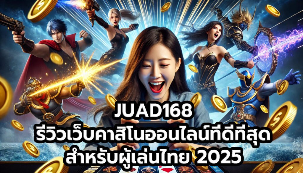JUAD168 รีวิวเว็บคาสิโนออนไลน์ที่ดีที่สุดสำหรับผู้เล่นไทย 2025